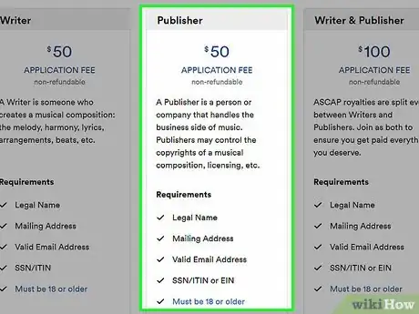 Image titled Become an ASCAP Writer Step 2