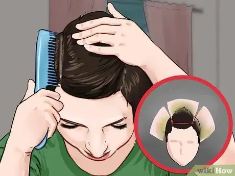 Image titled Cut a Faux Hawk Step 5