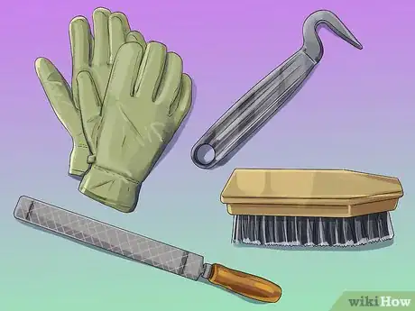 Image titled Clean a Horse's Hoof Step 2
