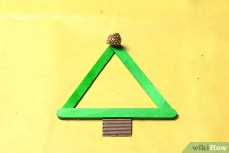 Image titled Make Popsicle Stick Christmas Trees Step 6