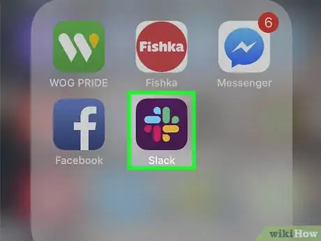 Image titled Invite Guests on Slack on iPhone or iPad Step 1
