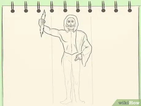 Image titled Draw Zeus with Charcoal Pencil Step 5