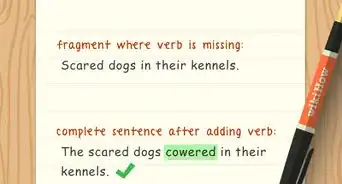 Avoid Sentence Fragments