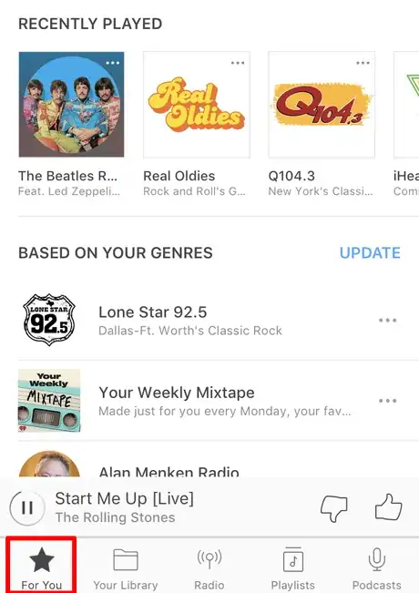 Image titled Remove a Station from Recently Played in the iHeartRadio App on iPhone or iPad Step 2.png