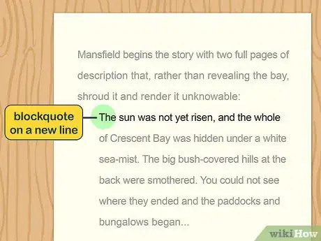 Image titled Do Block Quotes in APA Step 1