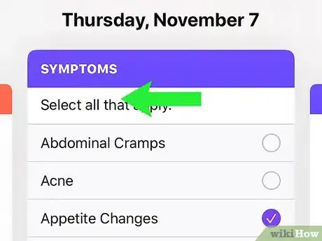 Image titled Track Your Mentrual Cycle in the iPhone Health App Step 18