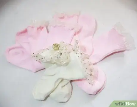 Image titled Make Flowers Out of Baby Socks Step 1