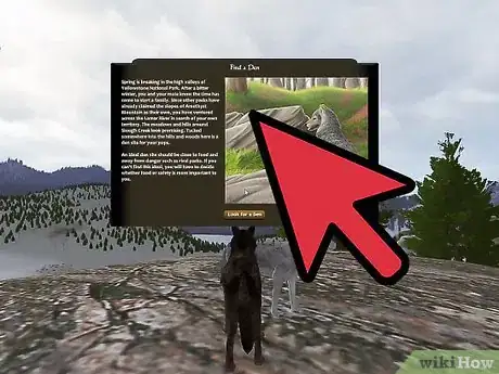 Image titled Take Care of Pups in WolfQuest Step 1