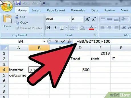 Image titled Calculate Annual Growth Rate in Excel Step 6
