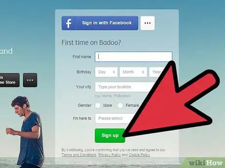 Image titled Set Up a Profile on Badoo Step 2