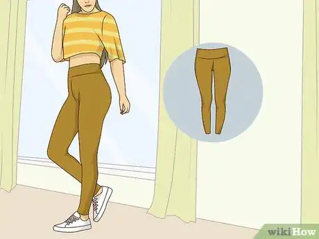 Image titled Make Yoga Pants Look Fashionable Step 1