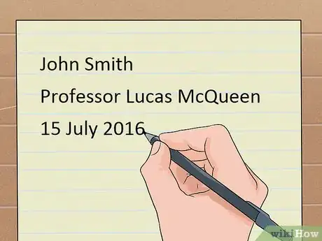 Image titled Write an MLA Style Heading on a Literature Essay Step 7