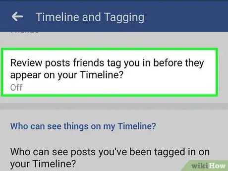 Image titled Enable Facebook Timeline Review on Android Step 5