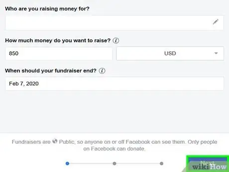 Image titled Start a Fundraiser on Facebook Step 20