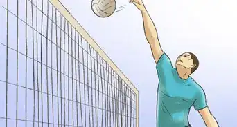 Jump Serve a Volleyball