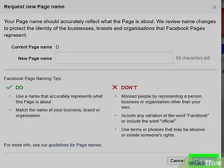 Image titled Edit a Facebook Page Name on PC or Mac Step 16