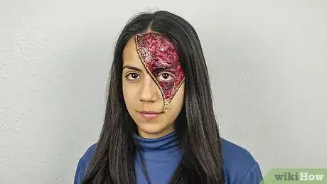 Image titled Do Zipper Face Makeup Step 16