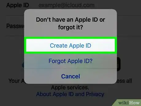 Image titled Create an Apple ID on an iPhone Step 4