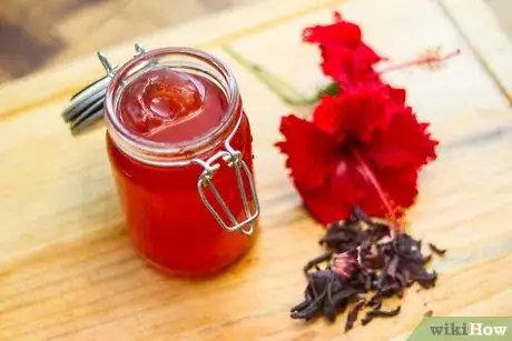 Image titled Make Sweet Hibiscus Flower Syrup Final