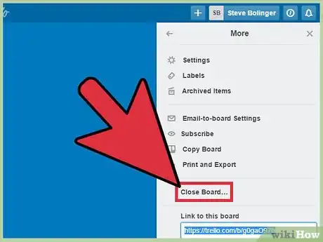 Image titled Delete a Board on Trello Step 24