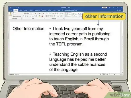 Image titled Write a CV (Curriculum Vitae) Step 14