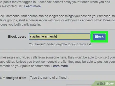 Image titled Block a Contact in Facebook Messenger on PC or Mac Step 11