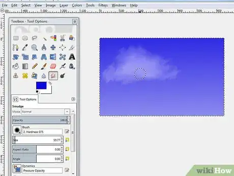 Image titled Create Clouds Using Gimp Step 7