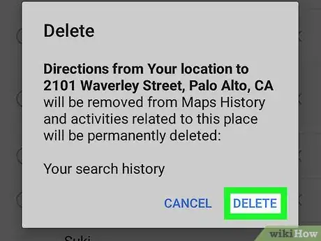 Image titled Clear the History on Google Maps on Android Step 6