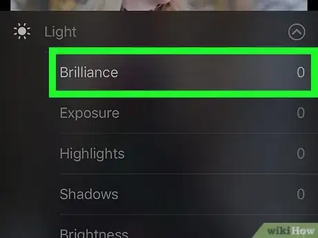 Image titled Adjust the Brilliance in the Photo Using the iPhone Photos App Step 6