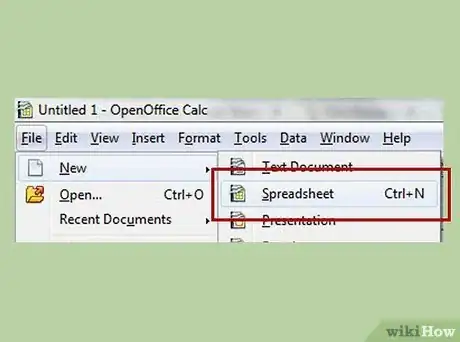 Image titled Create an Address Book Using Open Office Calc Step 1