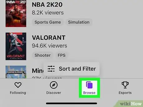 Image titled Use Twitch on iPhone or iPad Step 9