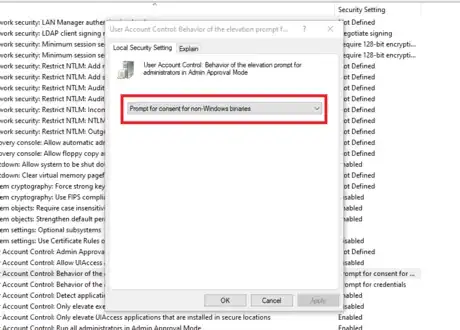 Image titled Open UAC Policy Properties Click Dropdown.png