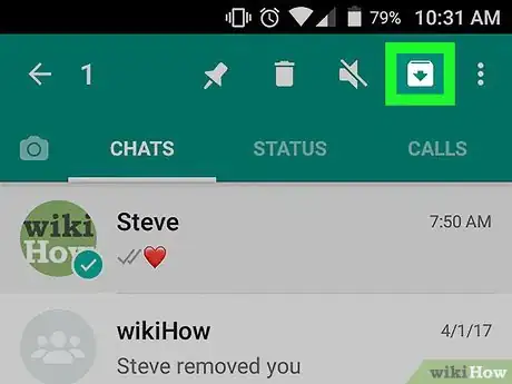 Image titled Hide Chats on WhatsApp on Android Step 4