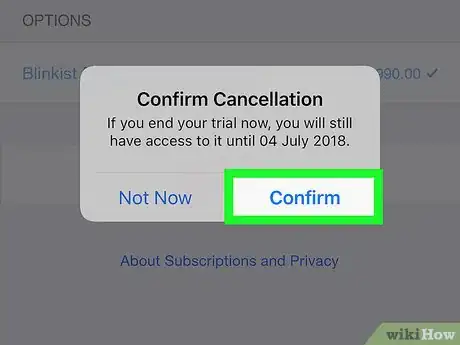 Image titled Cancel Blinkist App on iPhone or iPad Step 10