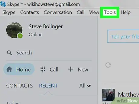 Image titled Minimize Skype to the System Tray on Windows Step 2