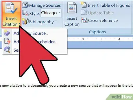 Image titled Automatically Generate a Work Cited Page Through Microsoft Word 7 Step 4