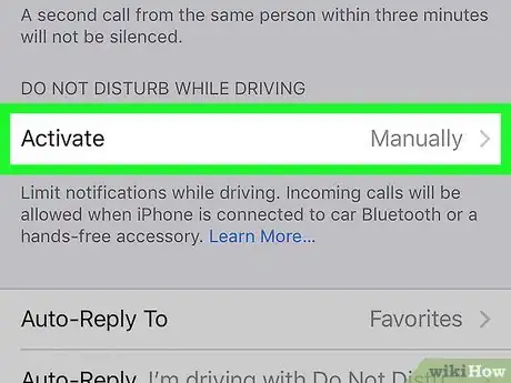 Image titled Turn on DND While Driving on iPhone or iPad Step 3