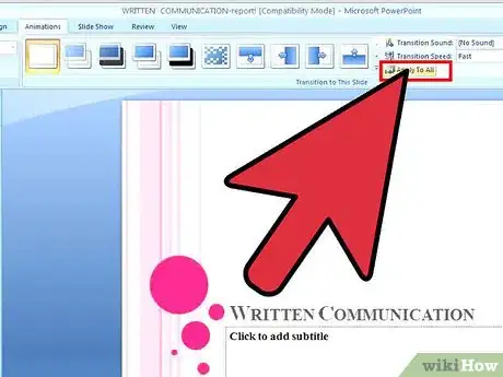 Image titled Remove All Transitions in Powerpoint 2007 Step 5