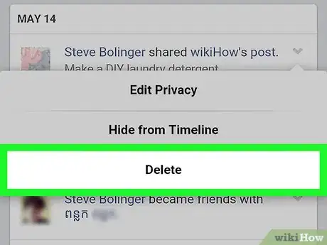 Image titled Delete All Old Facebook Posts on Android Step 7