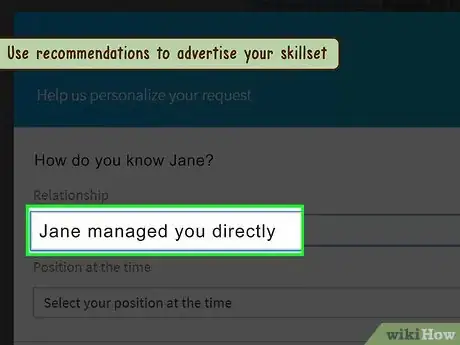 Image titled Ask Someone for a Recommendation on LinkedIn Step 7