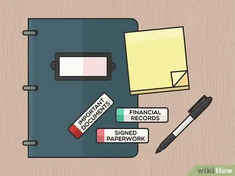 Image titled Organize Binders on a Shelf Step 8