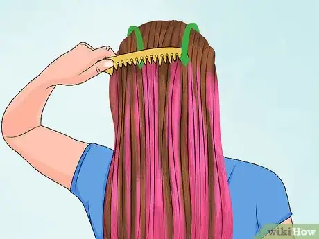 Image titled Color Streak a Ponytail Step 15