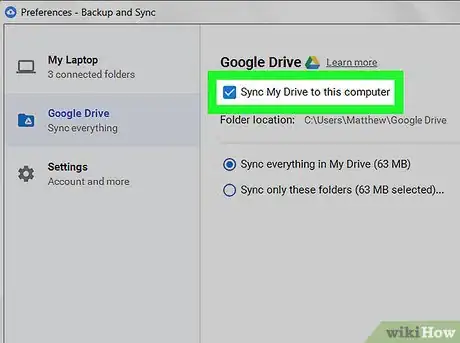 Image titled Turn on Offline Sync on Google Drive on PC or Mac Step 5