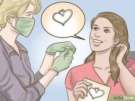 Image titled Get a Heart Cartilage Piercing Step 5