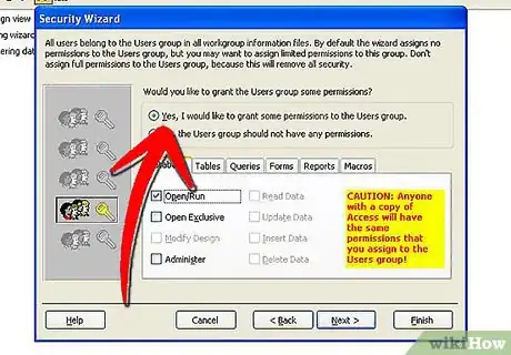 Image titled Establish User Level Security in Microsoft Access Step 7Bullet1