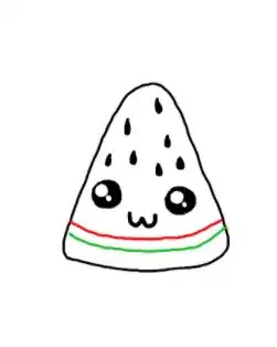 Image titled Draw a Kawaii Watermelon Step 7