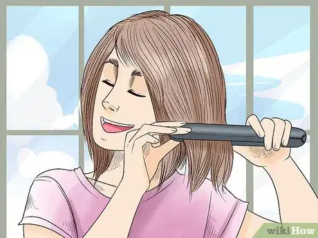 Image titled Style Bangs While Growing Them Out Step 13