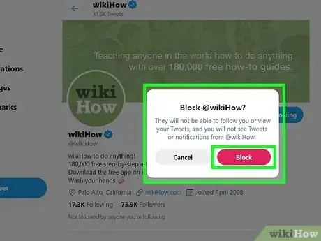 Image titled Block Someone on Twitter Step 10