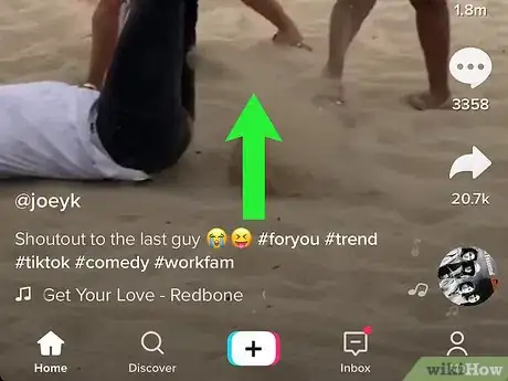Image titled Save a TikTok Video in Your Gallery on iPhone or iPad Step 2