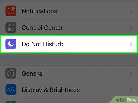 Image titled Allow Repeated Calls on Do Not Disturb on an iPhone Step 2